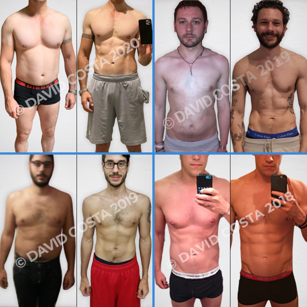 coaching a distance en ligne resultats avis clients transformation homme musculation david costa